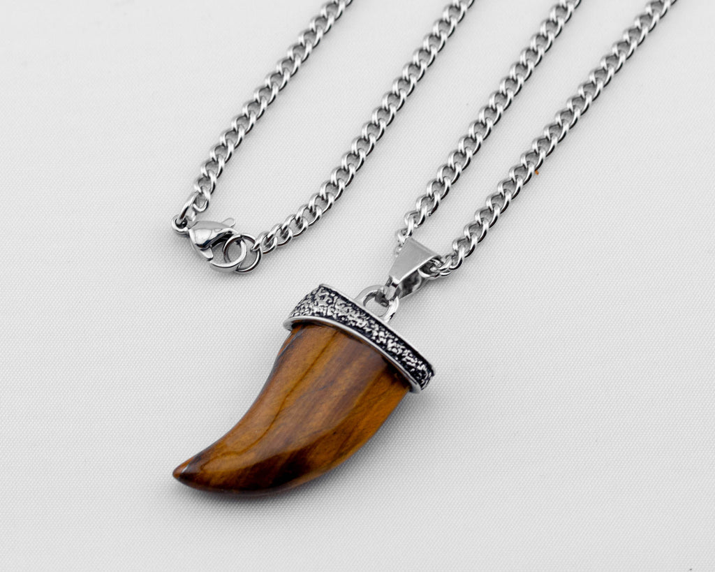 Tigers Eye Pendant Necklace