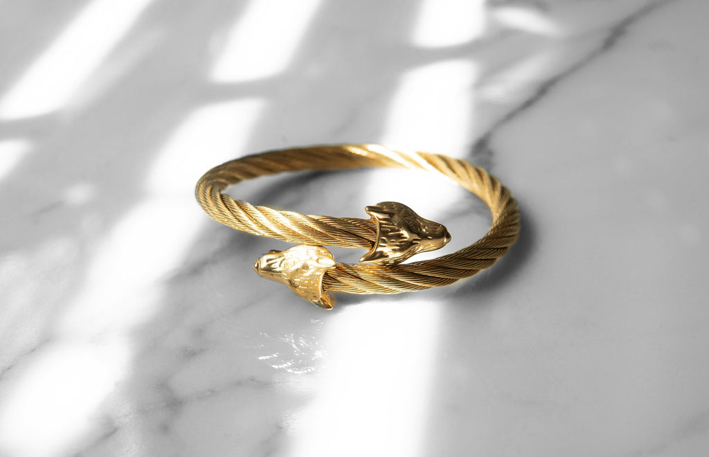 Odin's Wolf Bracelet - Viking Amulet