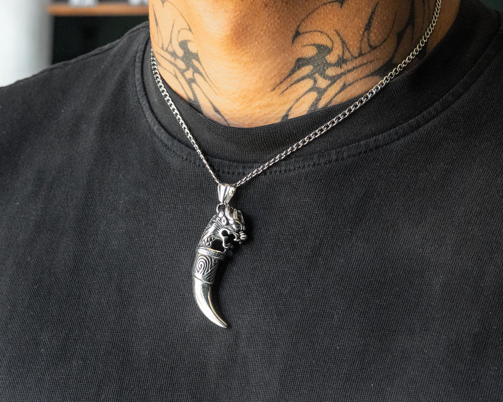 Fang Pendant Necklace - Norse Viking Jewelry
