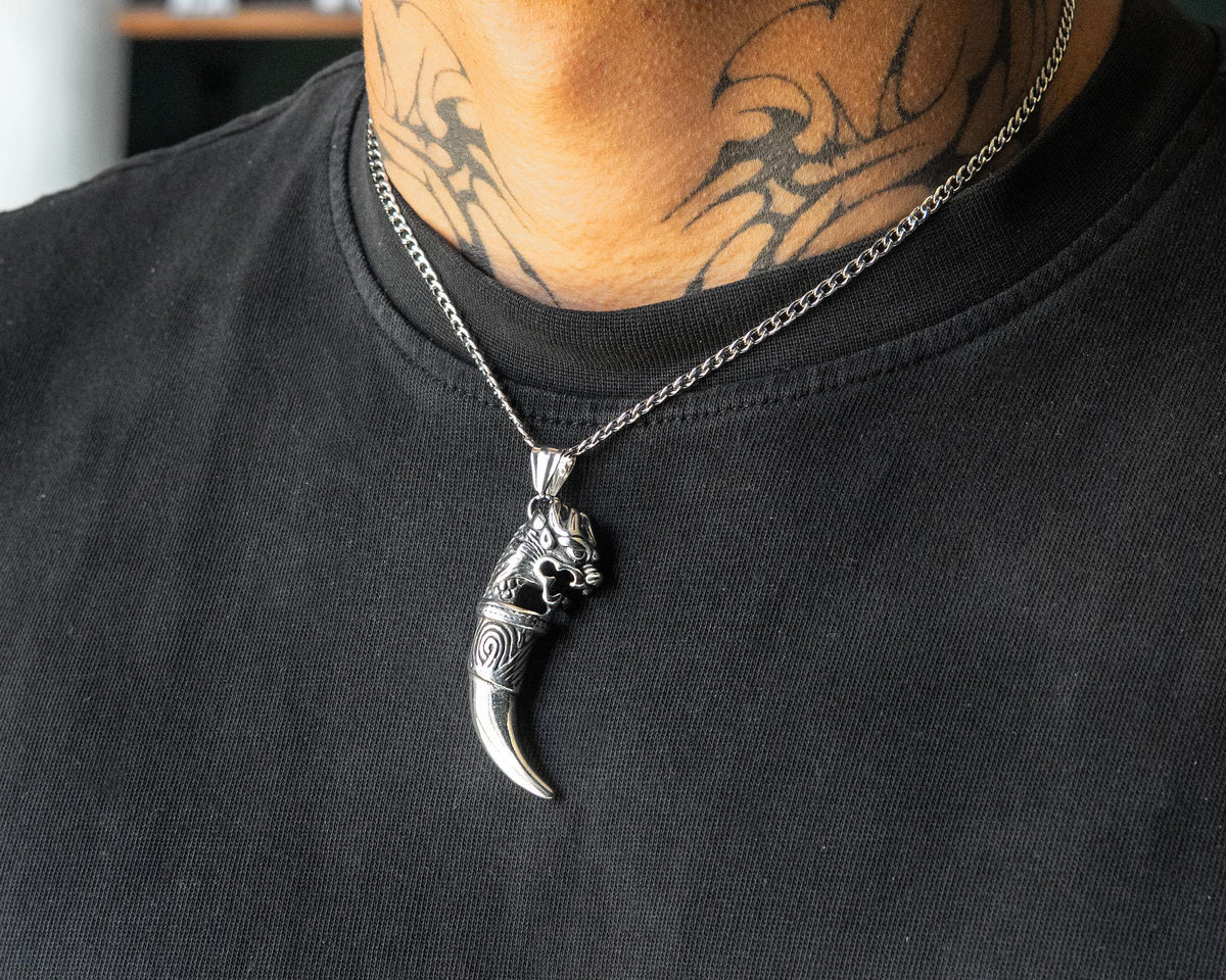 Fang Pendant Necklace - Norse Viking Jewelry