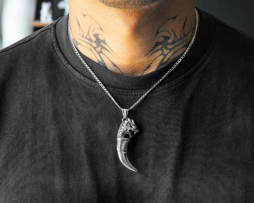 Fang Pendant Necklace - Norse Viking Jewelry