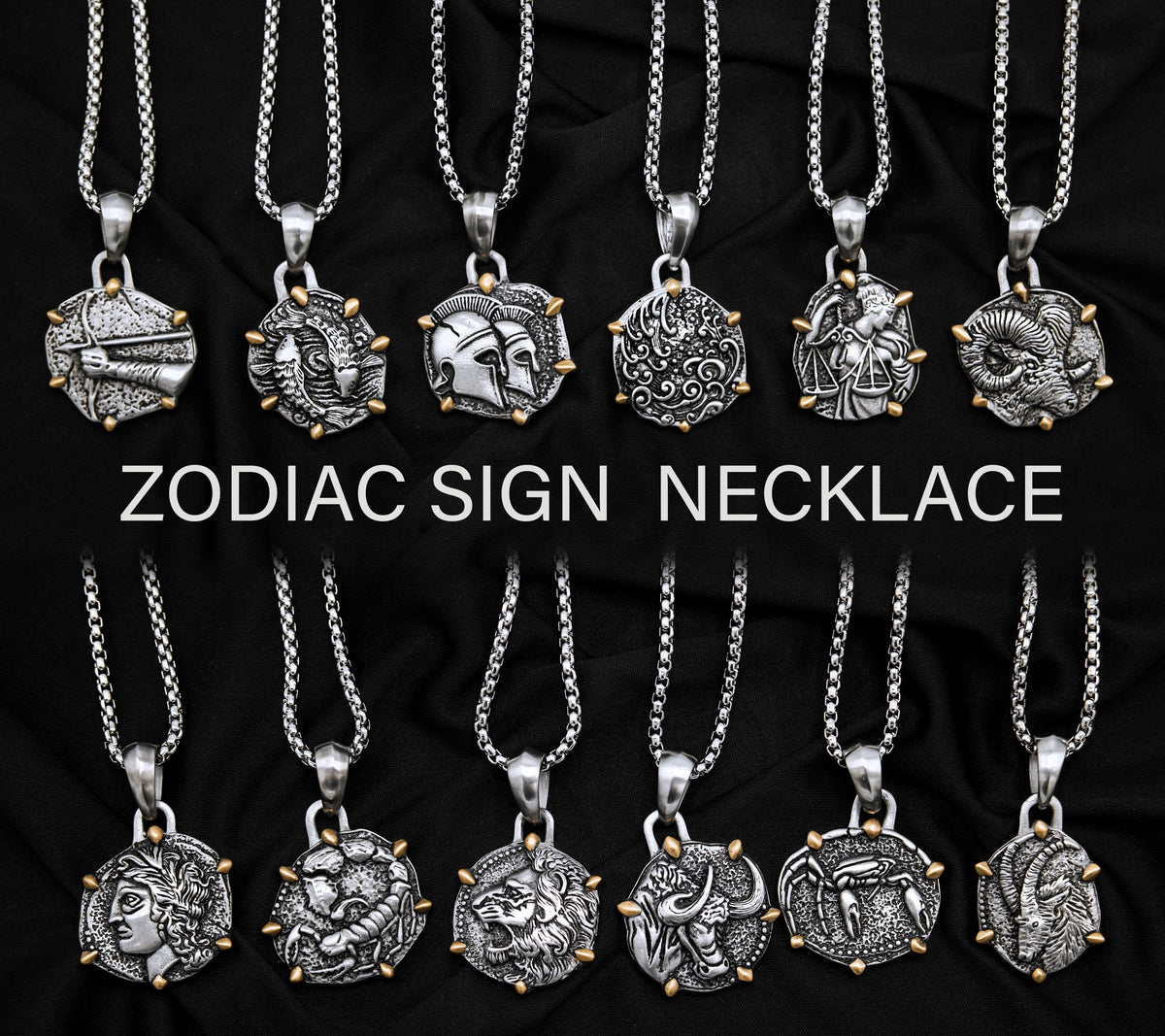 Silver Zodiac Necklace