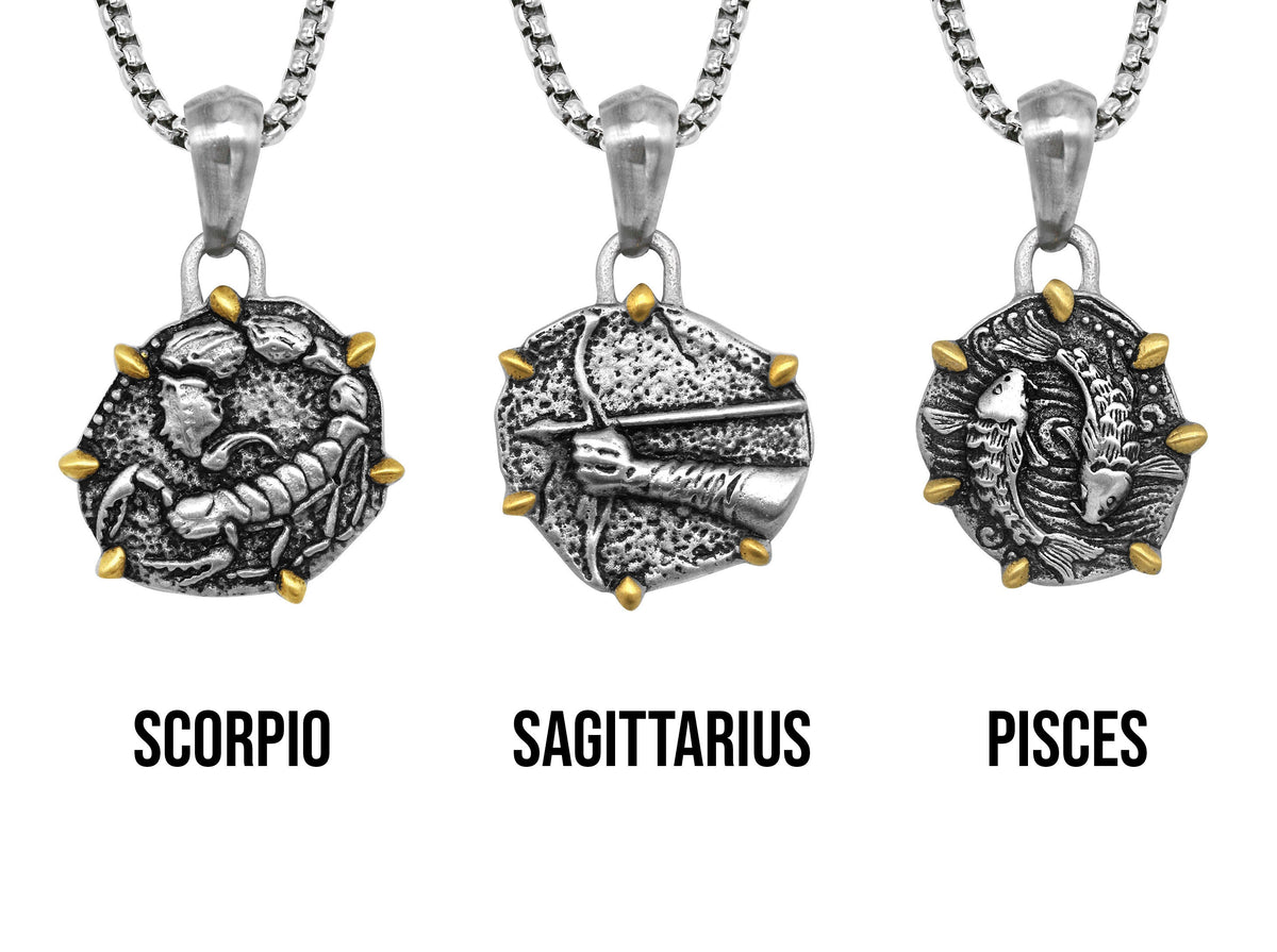 Silver Zodiac Necklace