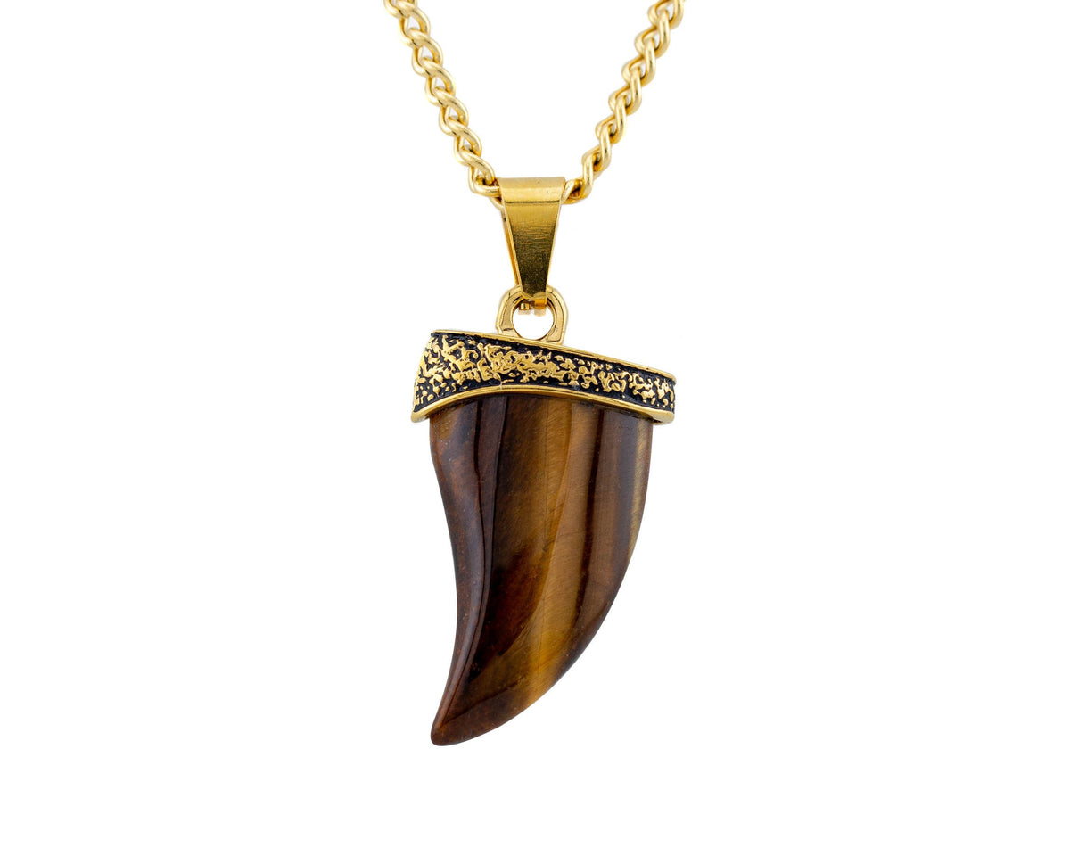 Tigers Eye Pendant Necklace