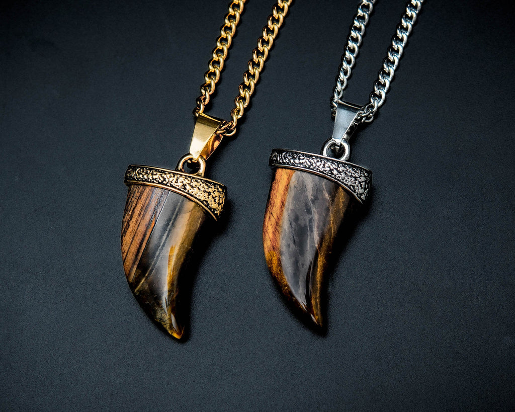 Tigers Eye Pendant Necklace