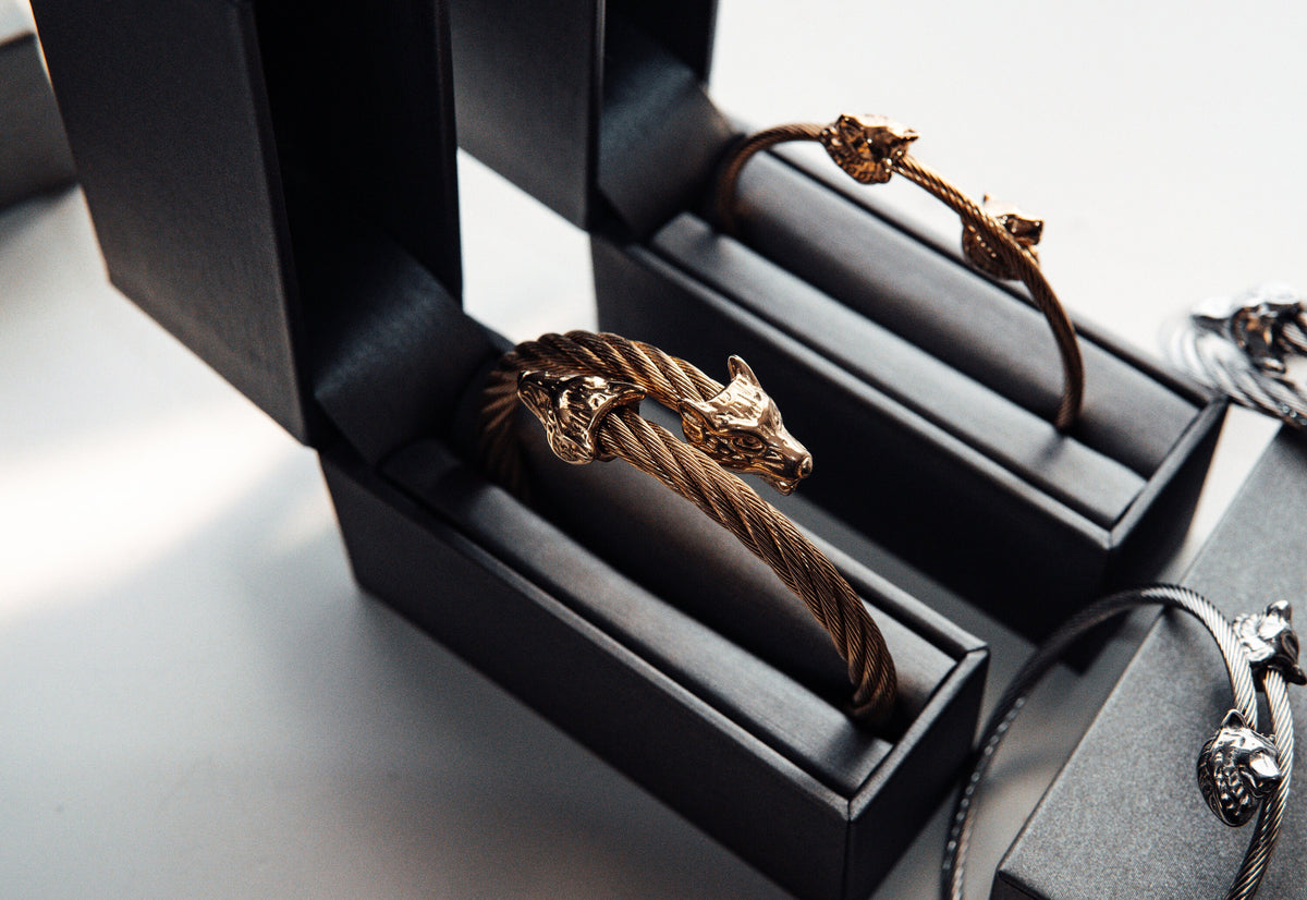 Odin's Wolf Bracelet - Viking Amulet