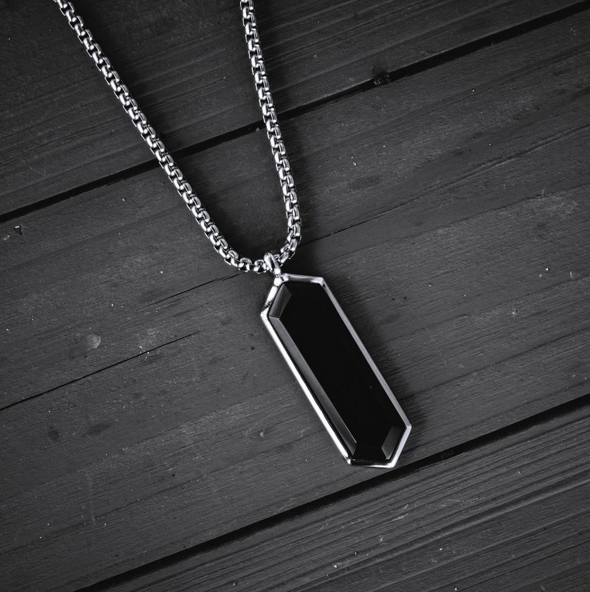 Onyx Pendant Necklace