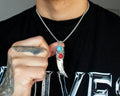 Tribal Wolf Fang Pendant Necklace