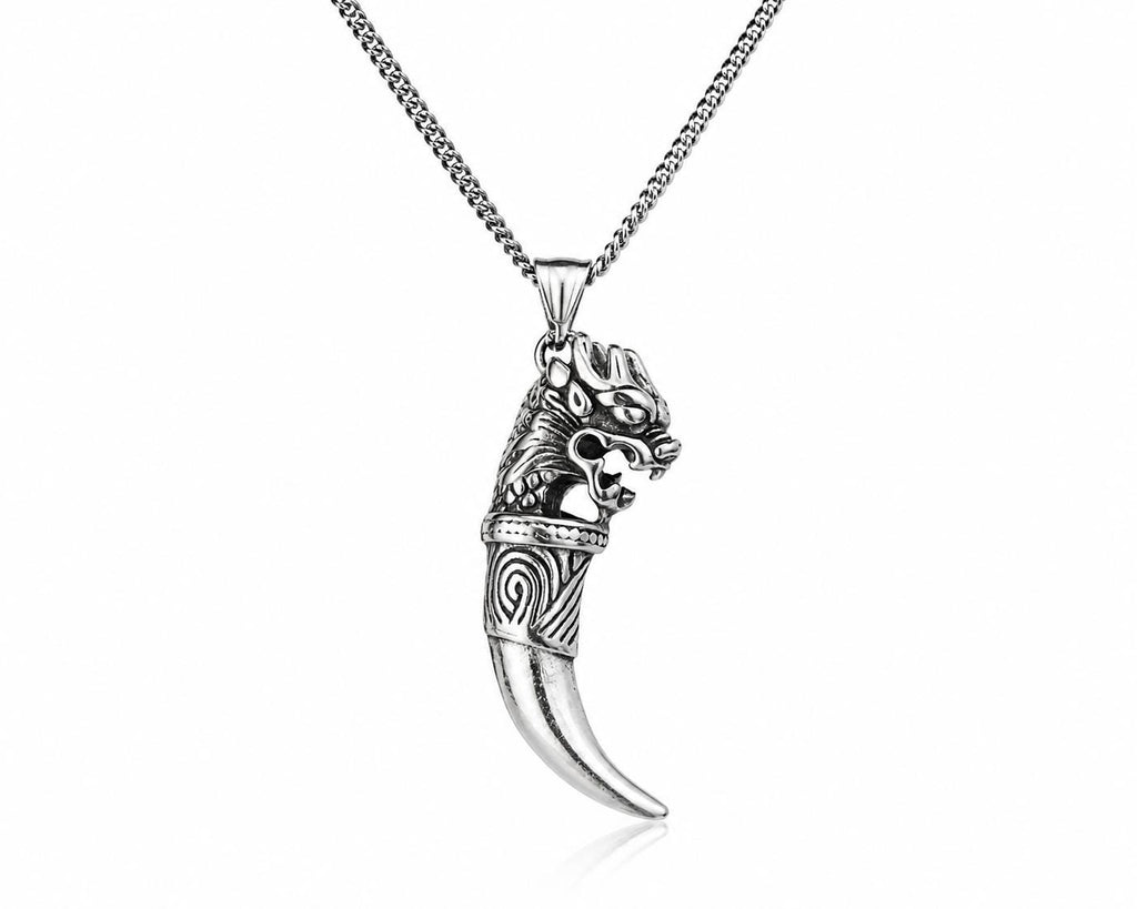 Fang Pendant Necklace - Norse Viking Jewelry