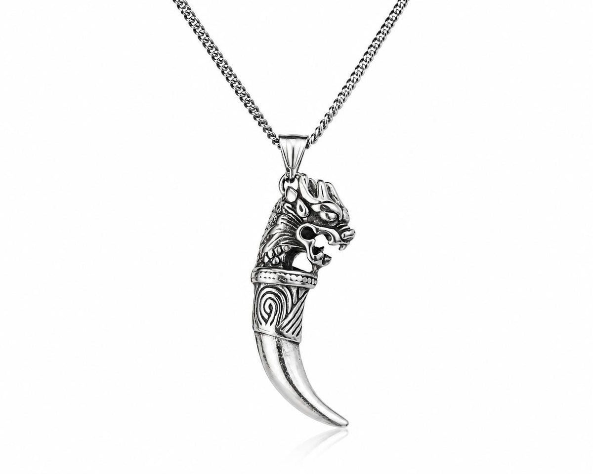 Fang Pendant Necklace - Norse Viking Jewelry