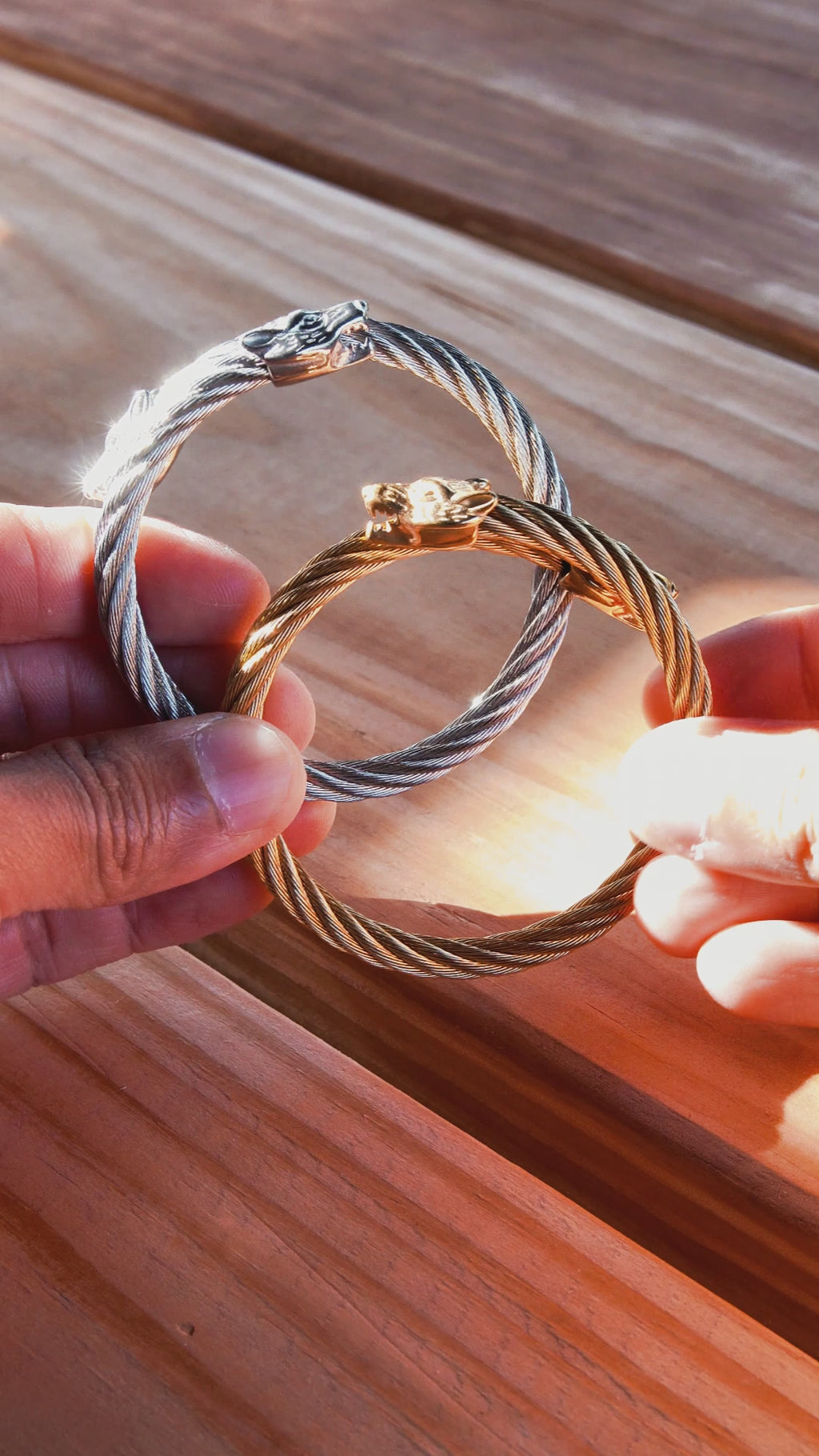 Odin's Wolf Bracelet - Viking Amulet