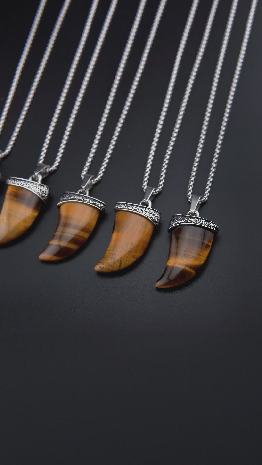 Tigers Eye Pendant Necklace