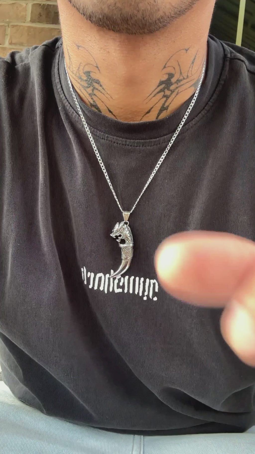 Fang Pendant Necklace - Norse Viking Jewelry